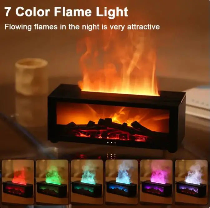Flame Aromatherapy Machine Colorful Essential Oil Diffuser